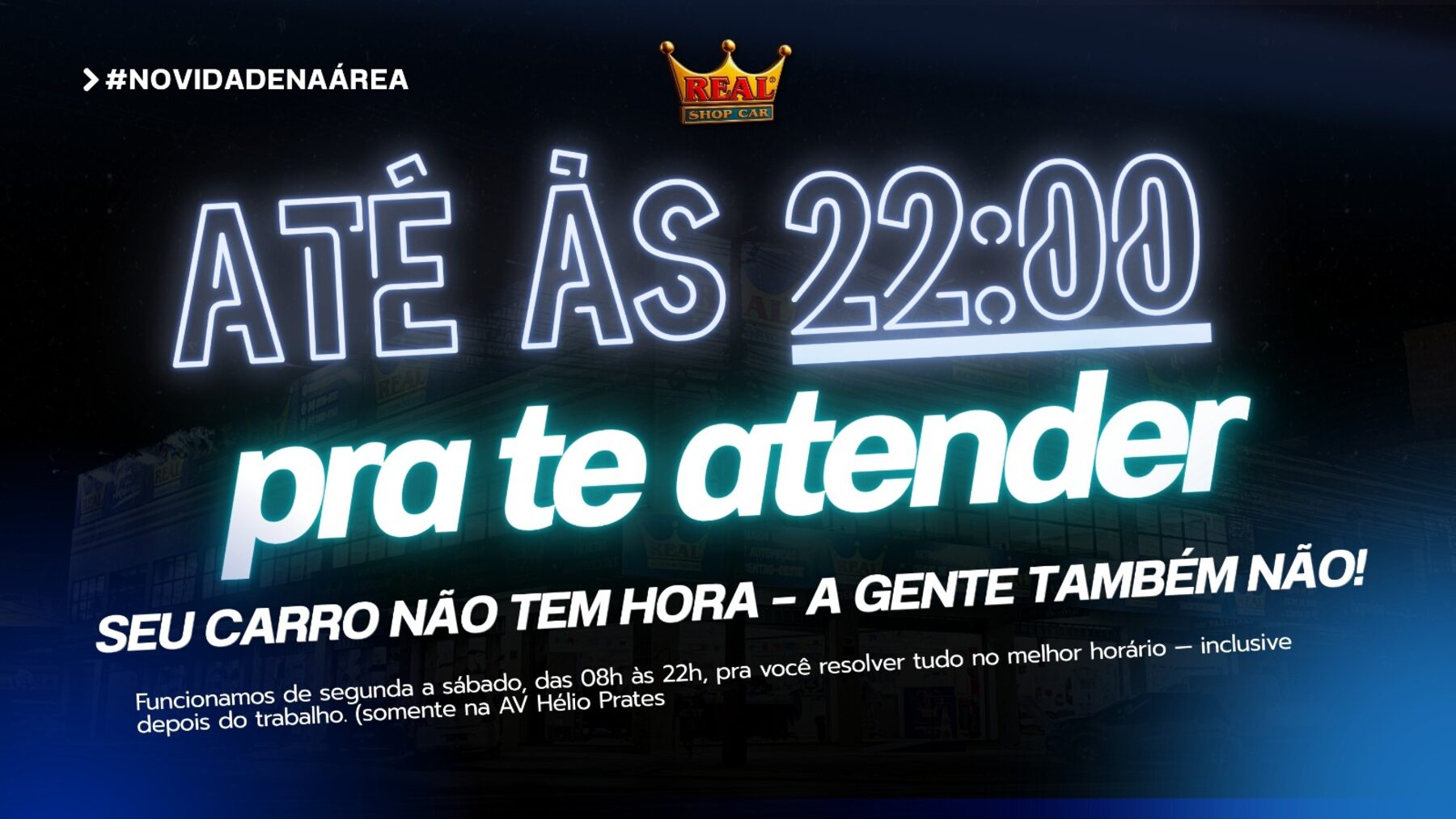 Promoções e avisos Real Shop Car